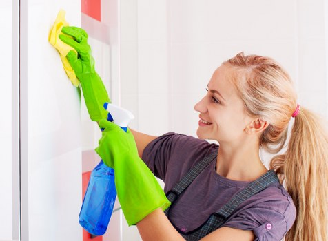 Professional cleaning team at work in Welling