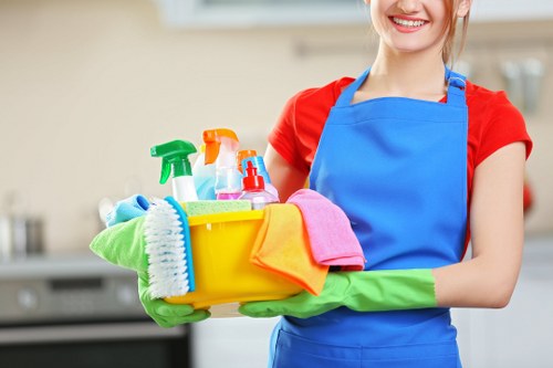 Professional cleaning team at work in Kenton