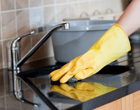 Professional cleaning team at work in Woolwich