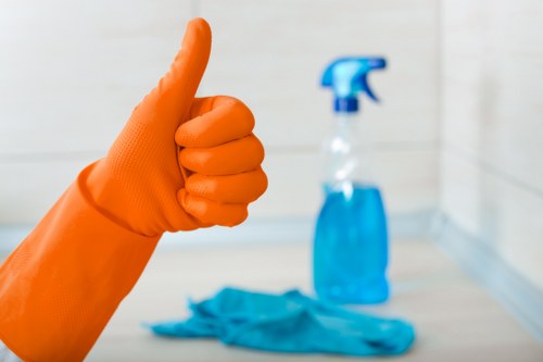 Eco-friendly cleaning products used by Grove Park cleaners