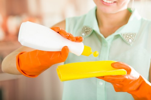 Professional cleaning team in Kingsbury