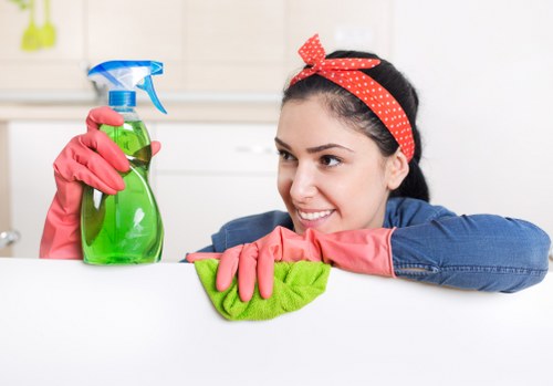 Cleaning team providing residential services in Harrow Weald