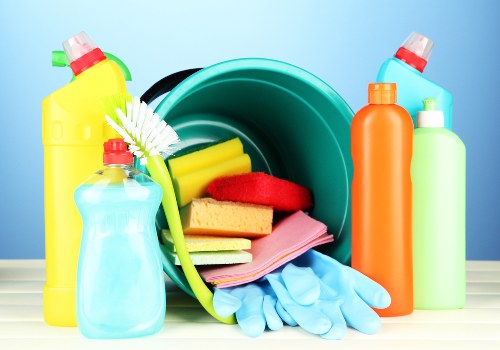 Eco-friendly cleaning solutions used by Mikes Cleaners