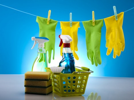 Eco-friendly cleaning products used by Mike's Cleaners